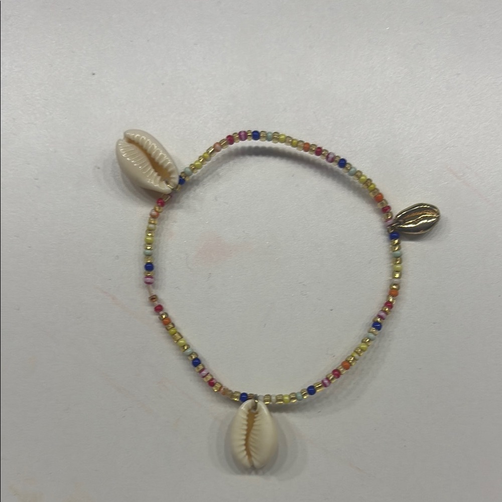 BaubleBar Multicolor Beaded Shell Bracelet